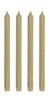 Villa Collection Aia Stick Candle Set Of 4 øx H 2,2x30, Sand