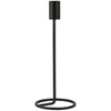 Villa Collection Candlestick Black, 23 Cm