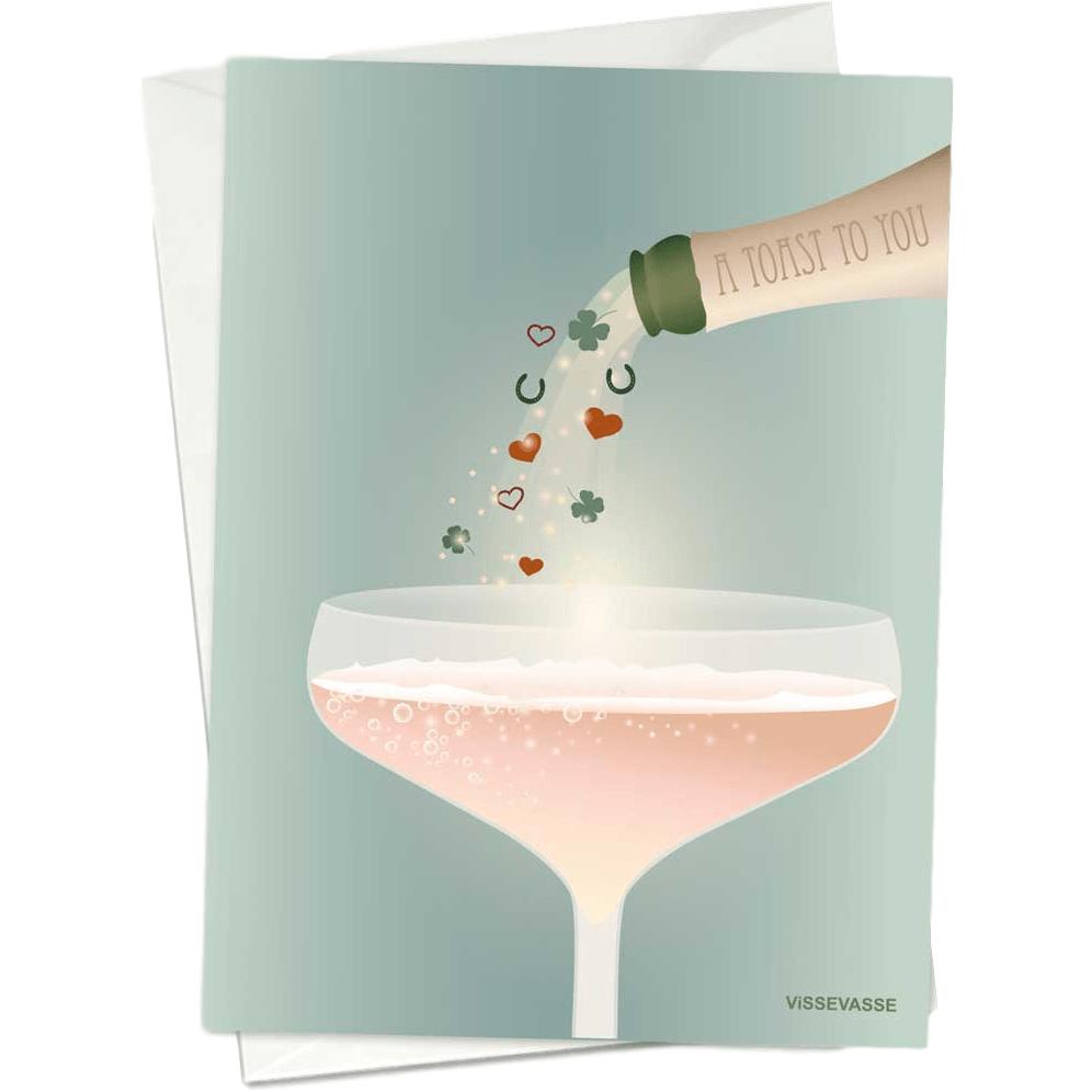 [product_category]-Vissevasse A Toast To You Greeting Card, 10,5x15cm-Vissevasse-5713138001102-F-2020-011-XS-VIS-1