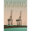  Aarhus Harbour Poster 70 X100 Cm