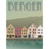  Bergen Bryggen plakát 70 x100 cm