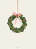  Chrismas Wreath Poster 50x50 Cm