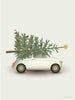 Vissevasse Christmas Tree & Little Car Cout, 15 x21 cm