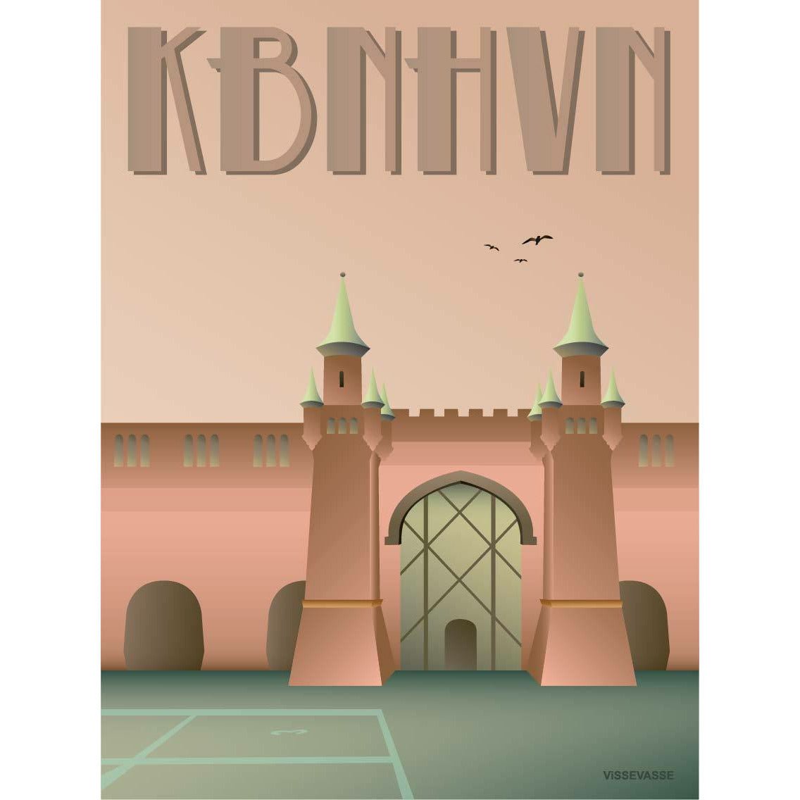 Vissevasse Copenhagen Skydebanehaven Poster, 50 X70 Cm