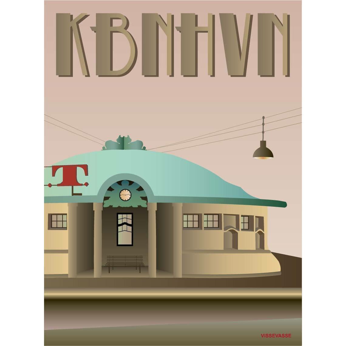 Vissevasse Copenhagen Triangle Poster, 30 x40 cm