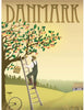 Vissevasse Denmark Apple Tree Poster, 15 X21 Cm