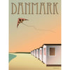  Denmark Beach Houses Poster 70 X100 Cm