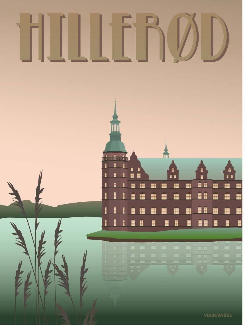 [product_category]-Vissevasse Hillerød Castle Poster, 15 X21 Cm-Vissevasse-5713138600916-F-2016-009-S-VIS-1