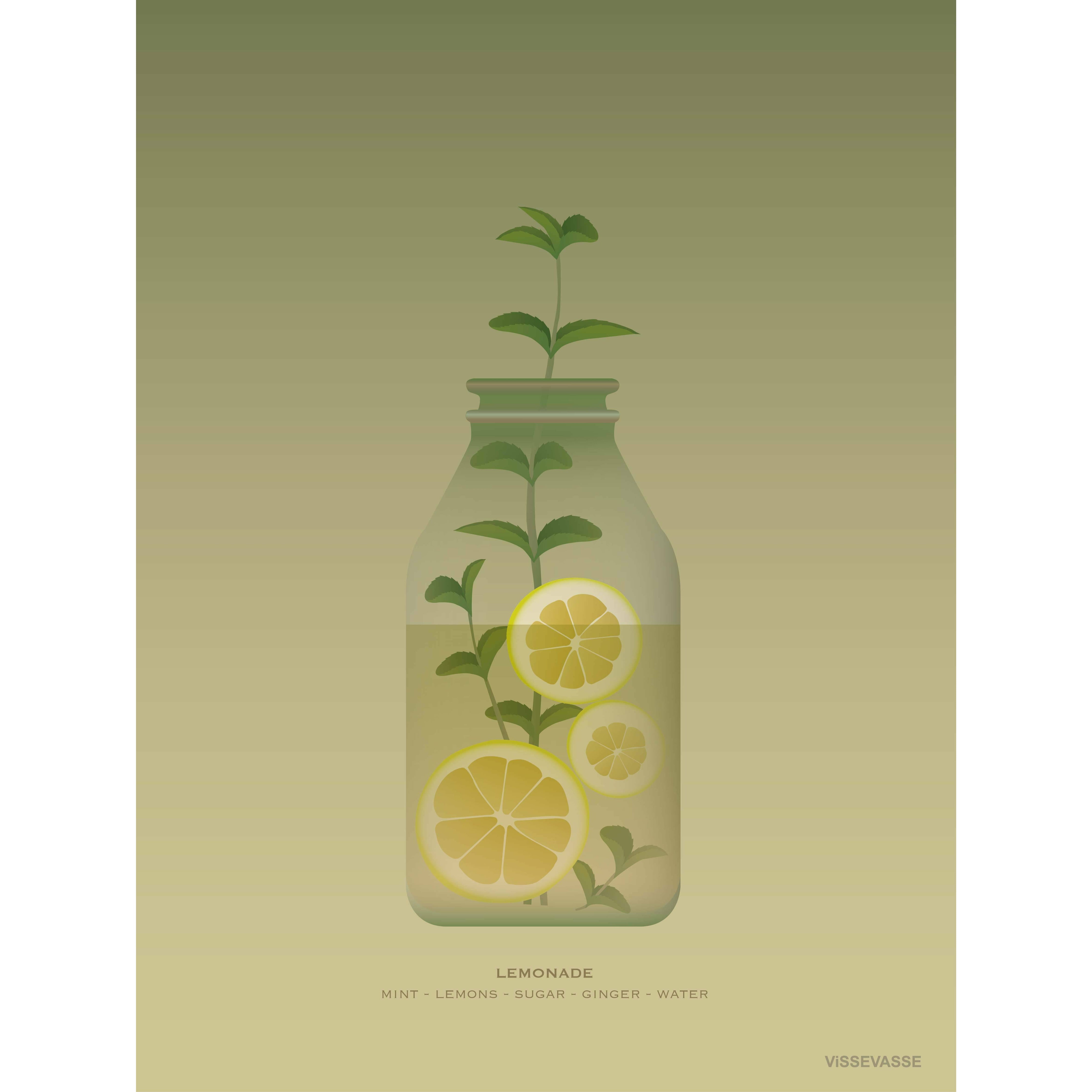 Vissevasse Lemonade plakát, 50 x70 cm