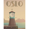 Vissevasse Oslo Aker Bridge plakát, 50 x70 cm