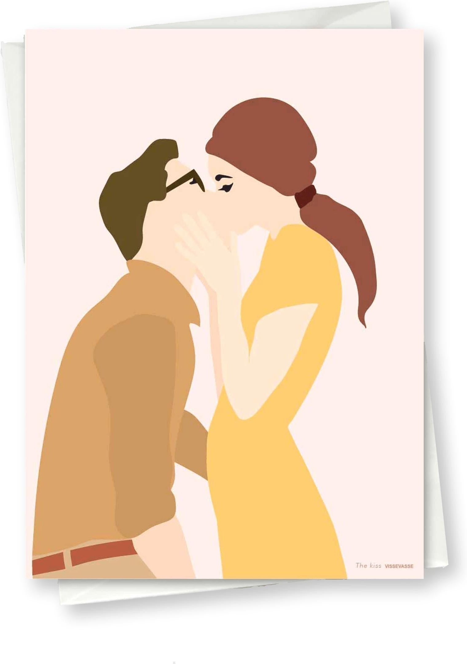 [product_category]-Vissevasse The Kiss Greeting Card, 10x15 Cm-Vissevasse-5713138903109-F-2019-031-XS-VIS-1