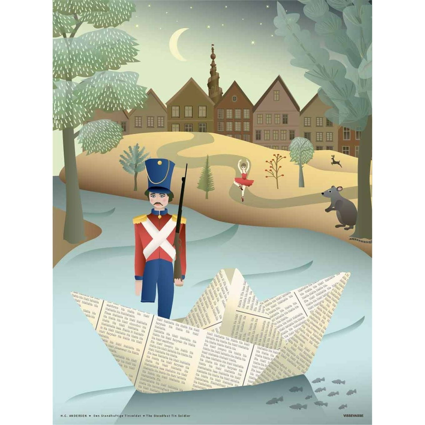 Vissevasse The Steadfast Tin Soldier Poster, 15 X21 Cm