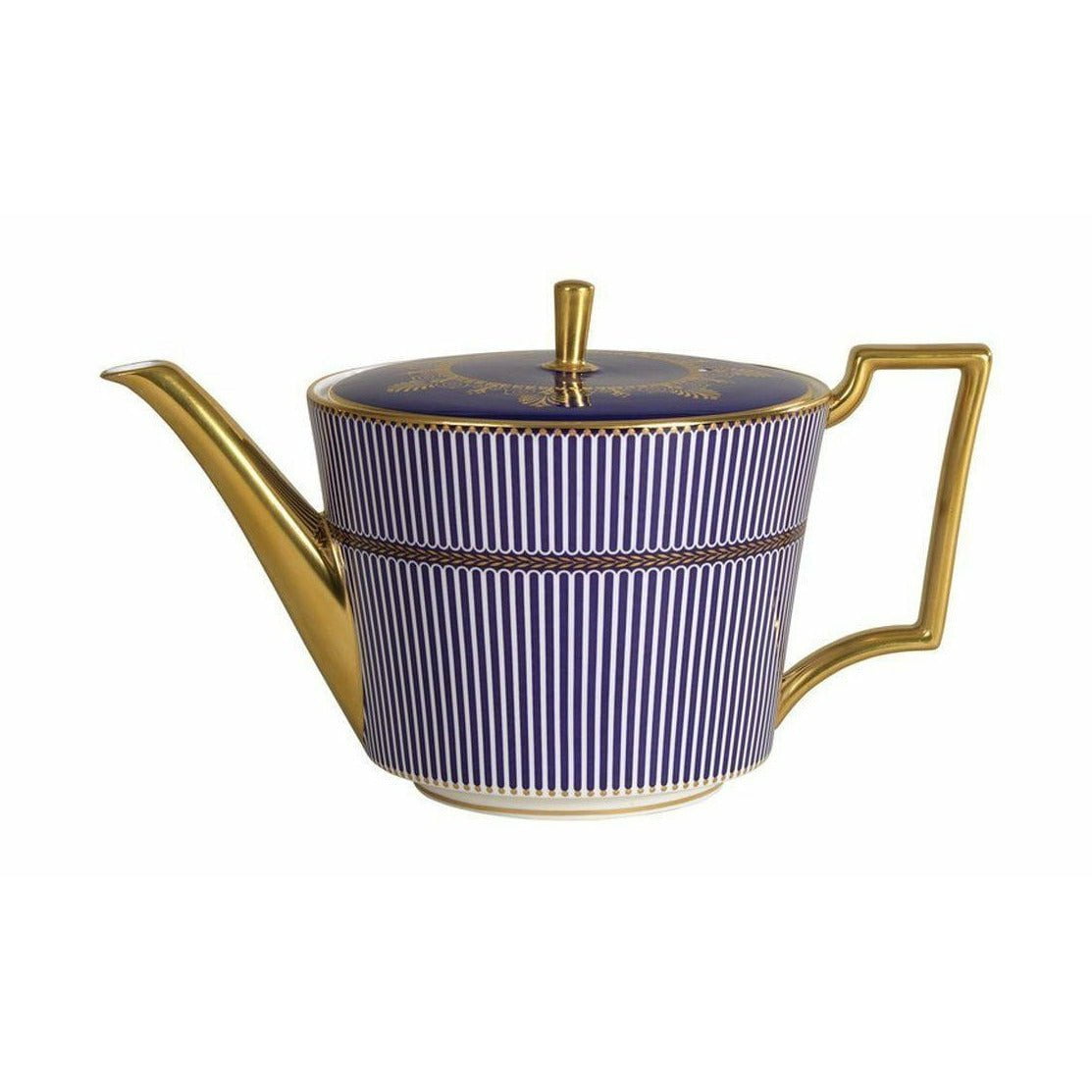 [product_category]-Wedgwood Anthemion Blue Teapot, 1 L-Wedgwood-91574131443-5C102502211-WED-1