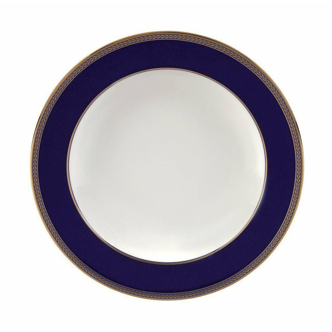 Wedgwood Renaissance Gold Deep Plate 23 cm, bílá/modrá