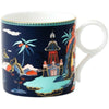 Wedgwood Wonderlust Blue Pagoda hrnek 0,3 l dárková krabička, modrá