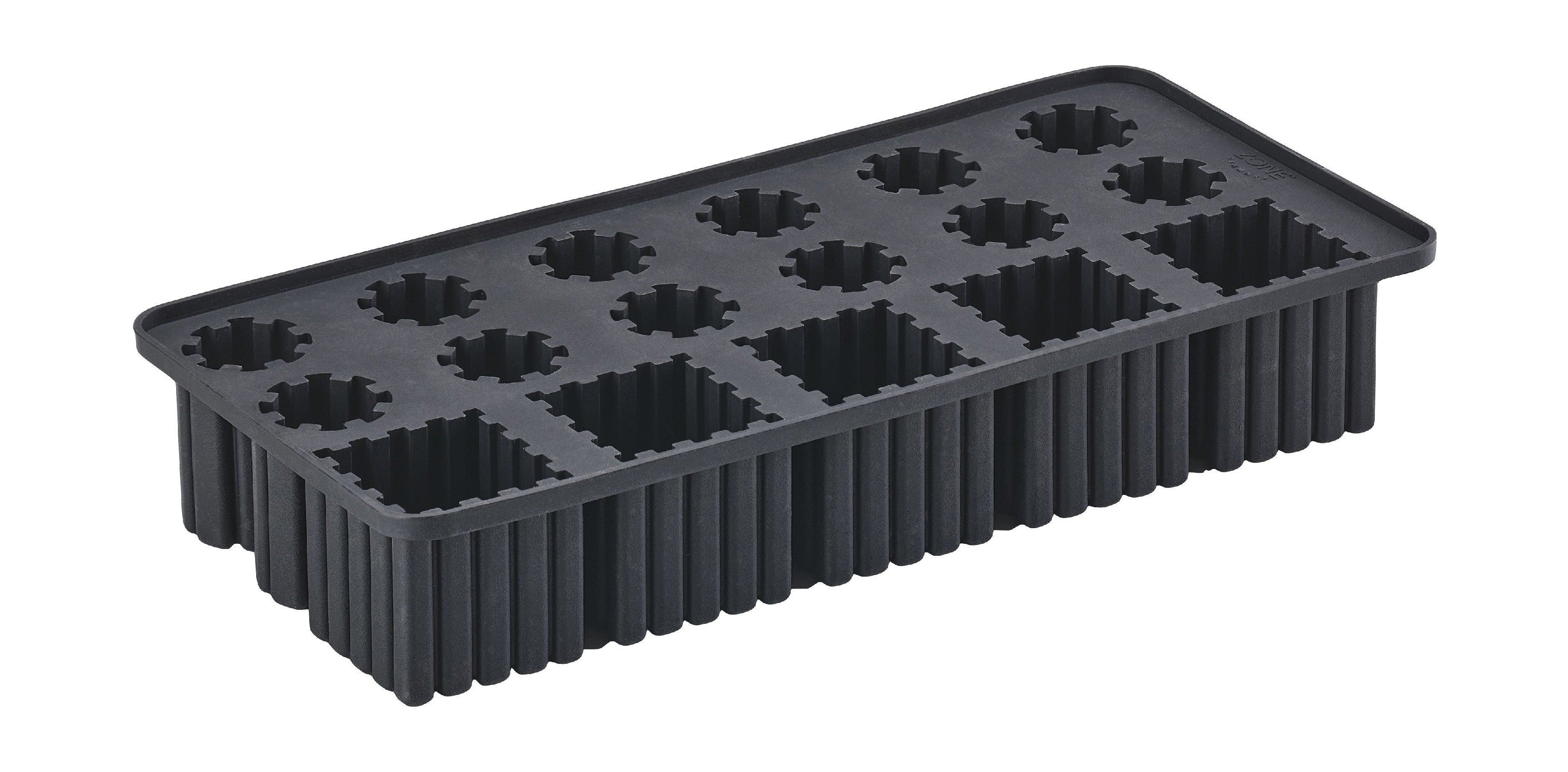 [product_category]-Zone Denmark Singles Ice Cube Tray, Black-Zone Denmark-5722000317647-31764-ZON-1