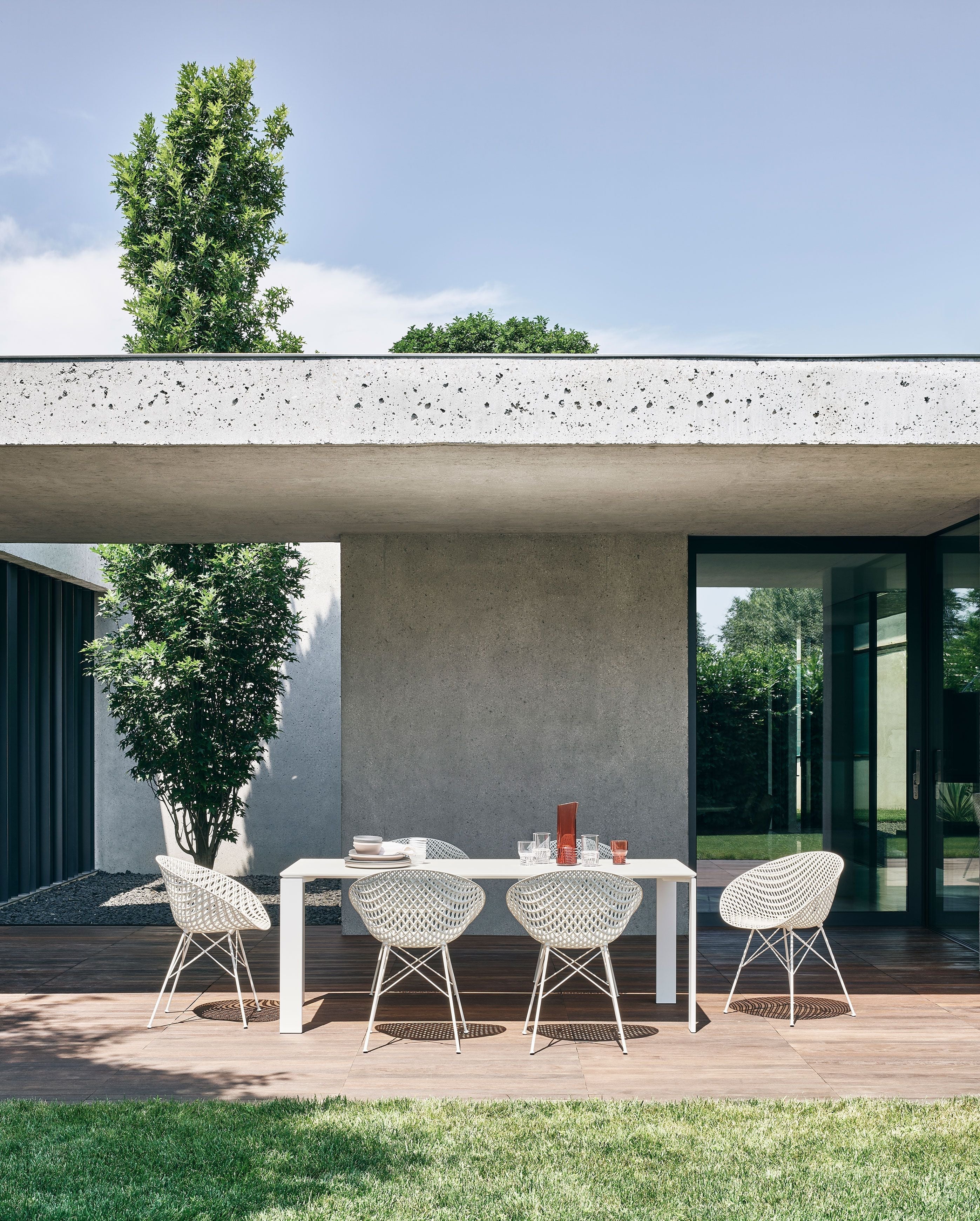 Kartell Four Outdoor Table, 190x79 Cm