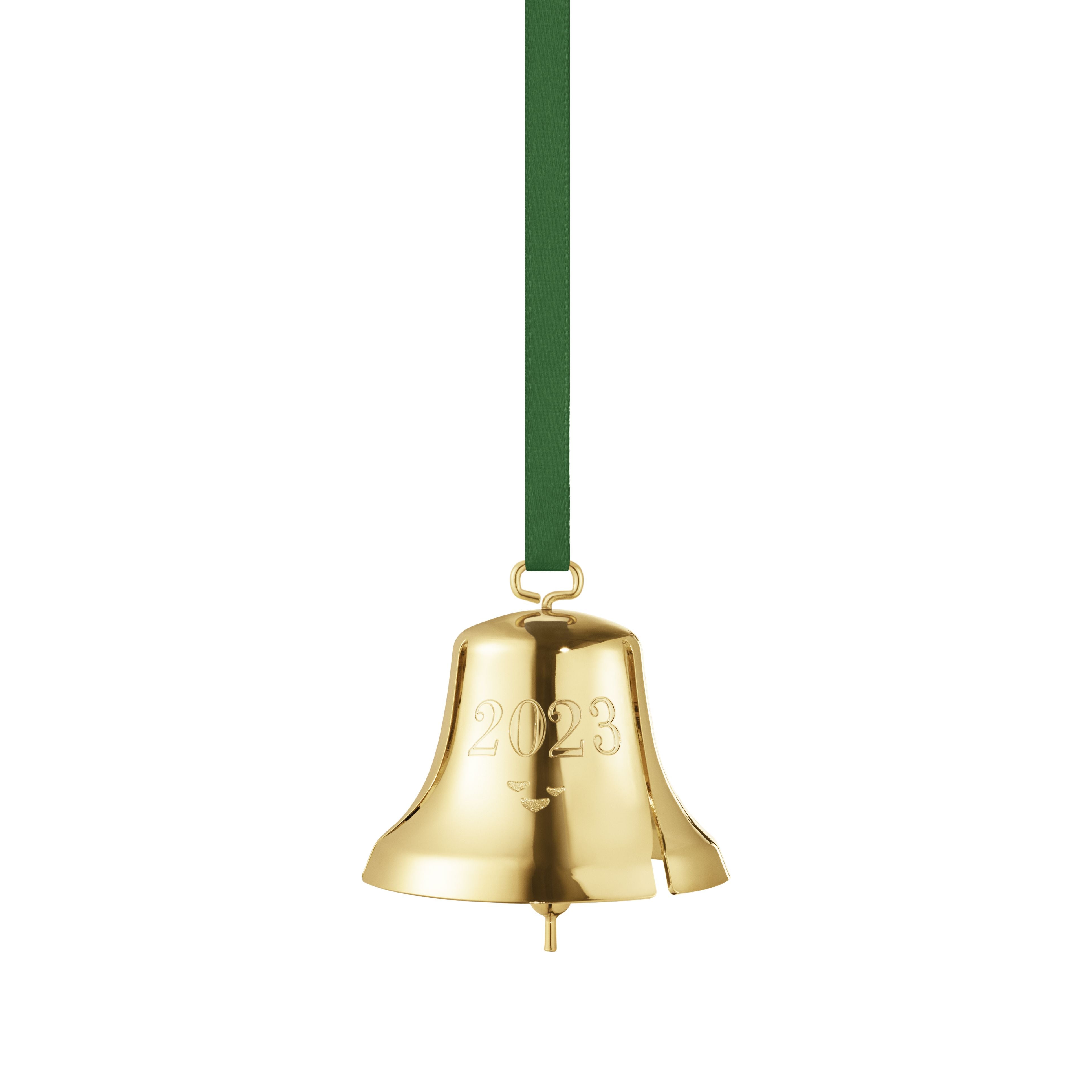 Georg Jensen 2023 vánoční ozdoba zvonu, zlatý