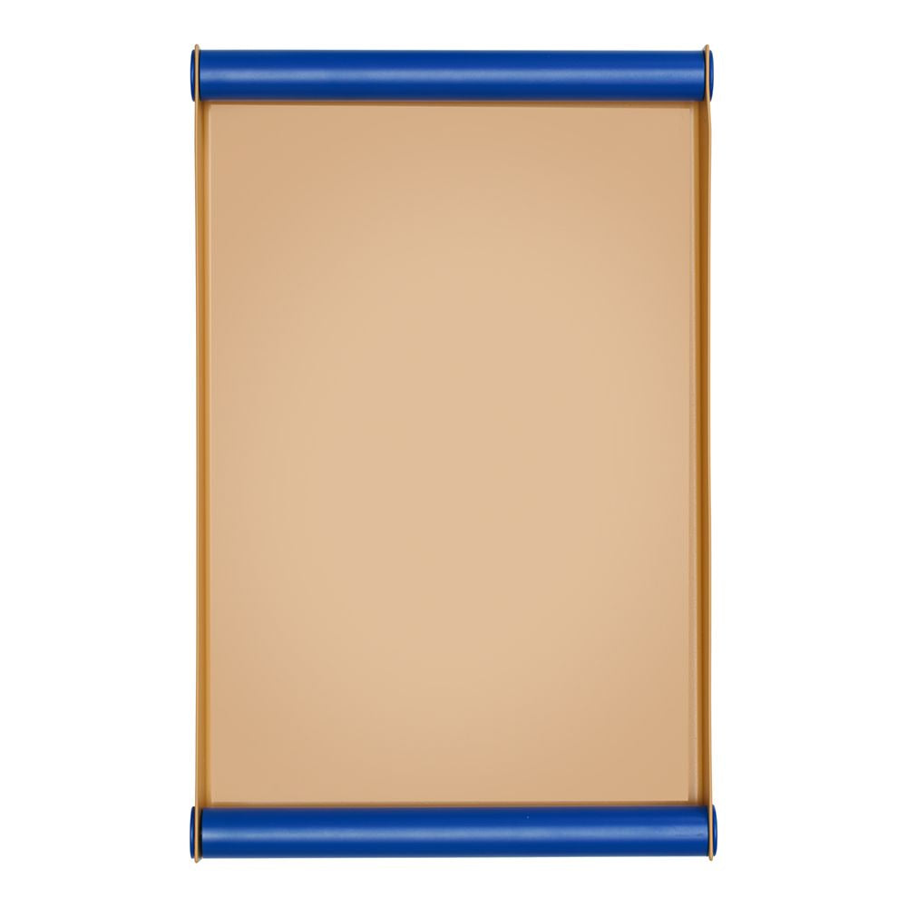 Designové písmena Ray Tray Large, Beige/Cobalt Blue