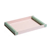 Designové písmena Ray Tray Medium, pastel Beige/Cobalt Blue