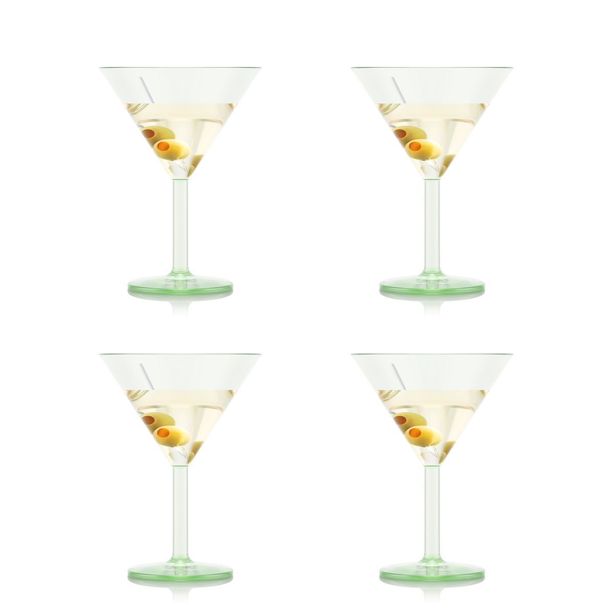 Bodum Octett Martini brýle 4 ks. 0,18 l, pistácie