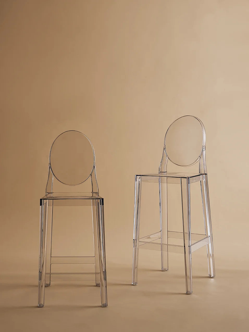 Kartell ještě jedna stolička 65 cm, Crystal