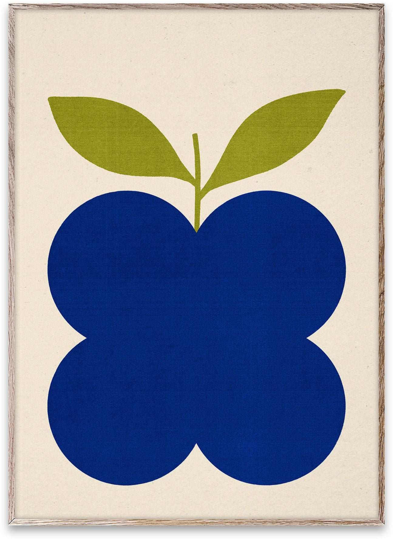 Paper Collective Indigo Fruit Poster, 30x40 Cm