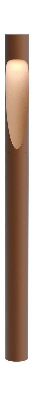 Louis Poulsen Flindt Garden Bollard vedl 2700 K 6,5 W Spike bez adaptéru s konektorem dlouhý, Corten