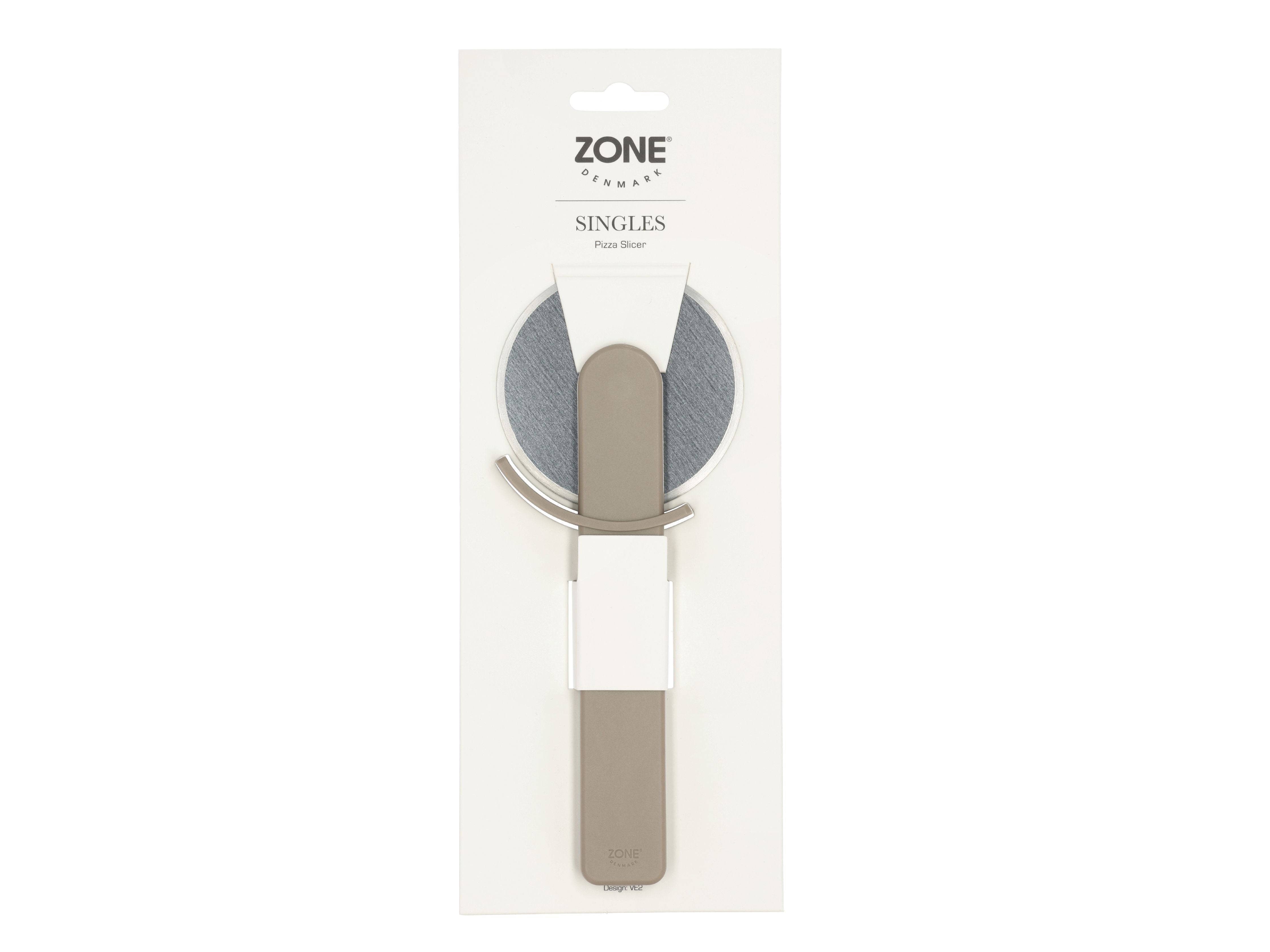 Zone Denmark Singles Pizza Slicer, Soft Taupe