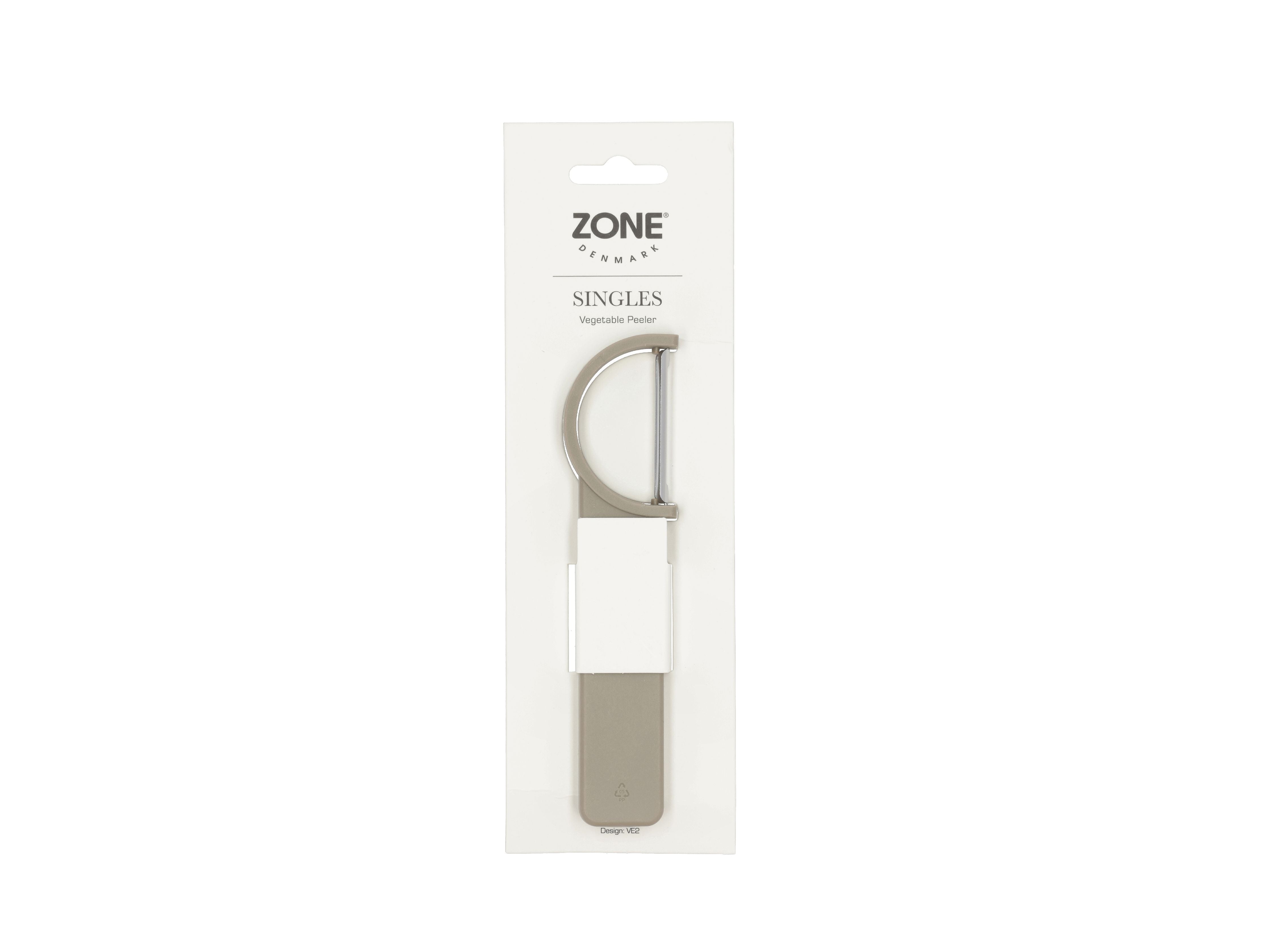 Zóna Dánsko Singles Groleble Peeler 16x3,2 cm, Soft Taupe