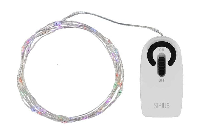Sirius Knirke Multi Light Chain 40 Le DS, vícebarevné/stříbrné