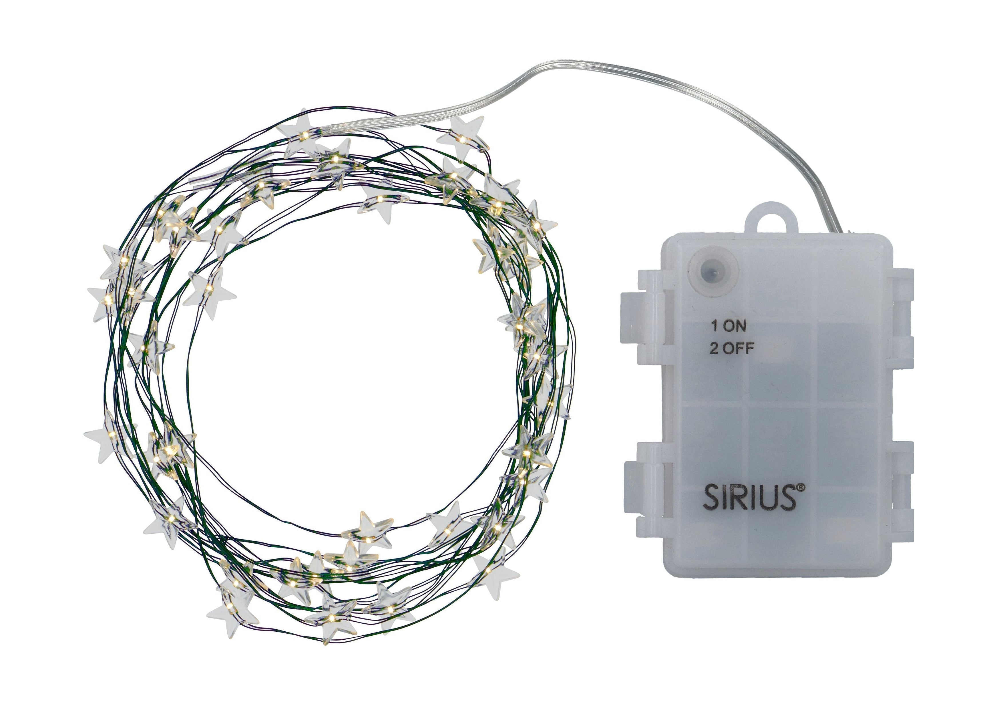 Sirius Trille Cluster Light Chain 40 Le ds, čistý/zelená