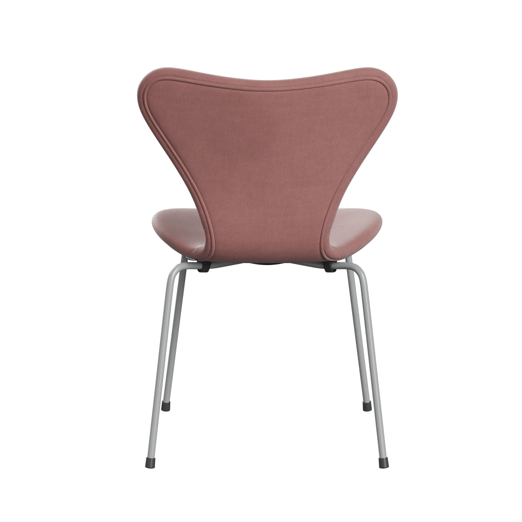 Fritz Hansen 3107 židle plné čalounění, devět šedý/Belfast Velvet Misty Rose