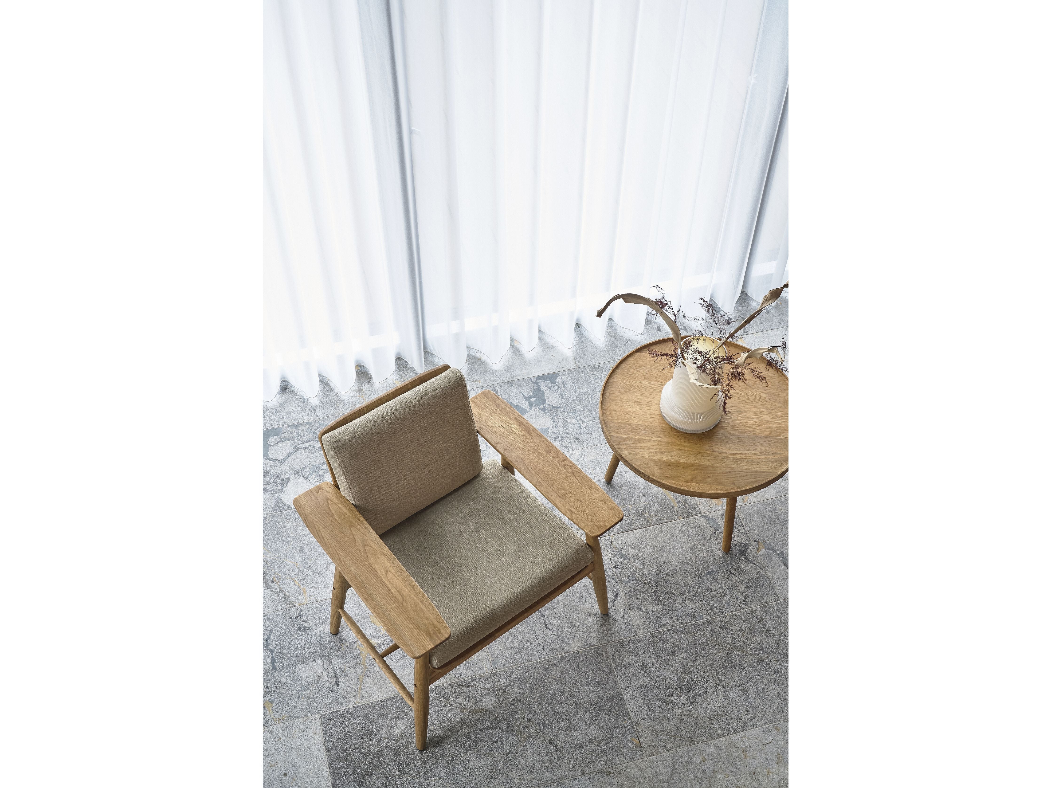 Villa Collection Bodo Lounge Chair, Nature Oiled