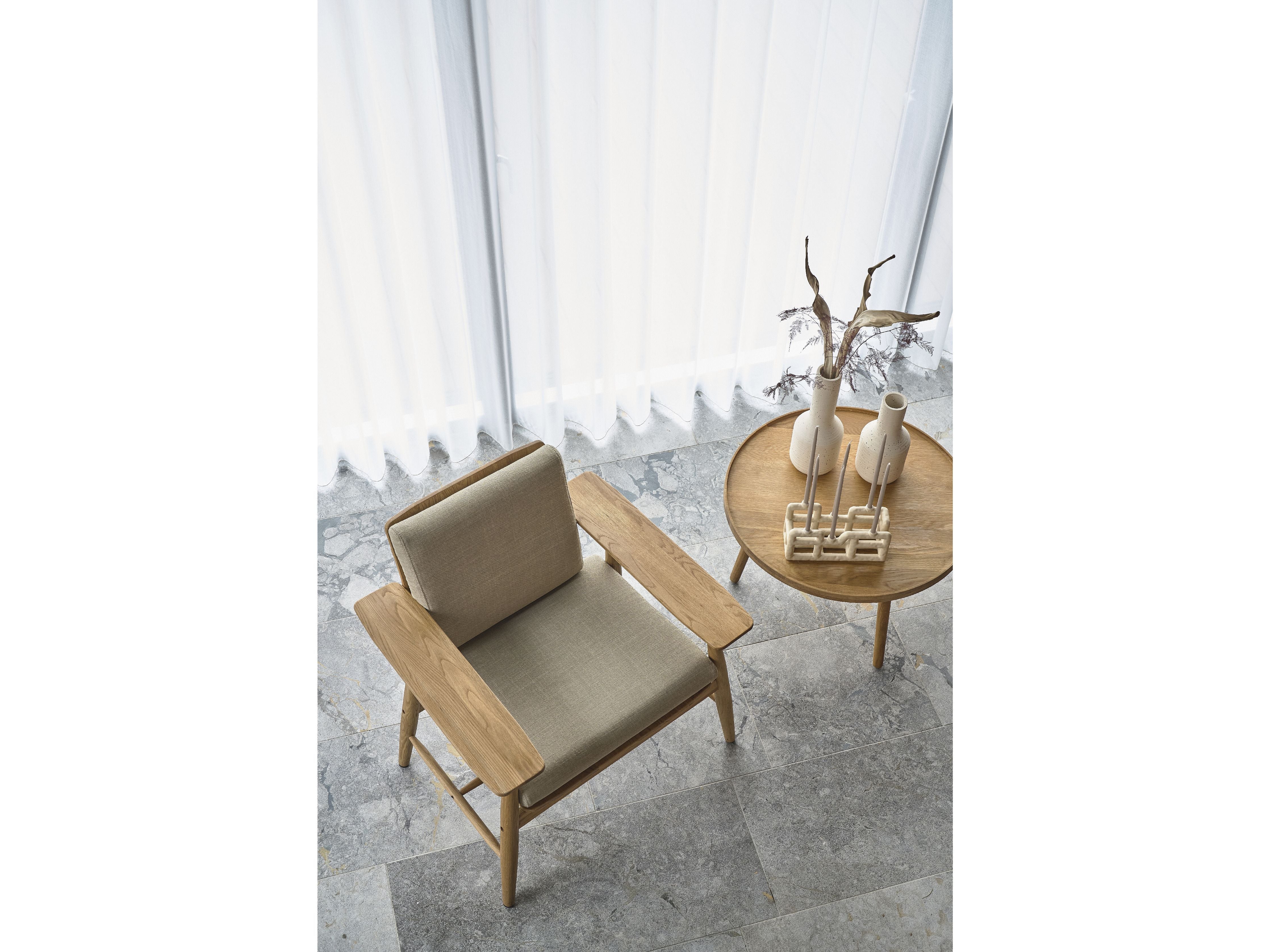 Villa Collection Bodo Lounge Chair, Nature Oiled