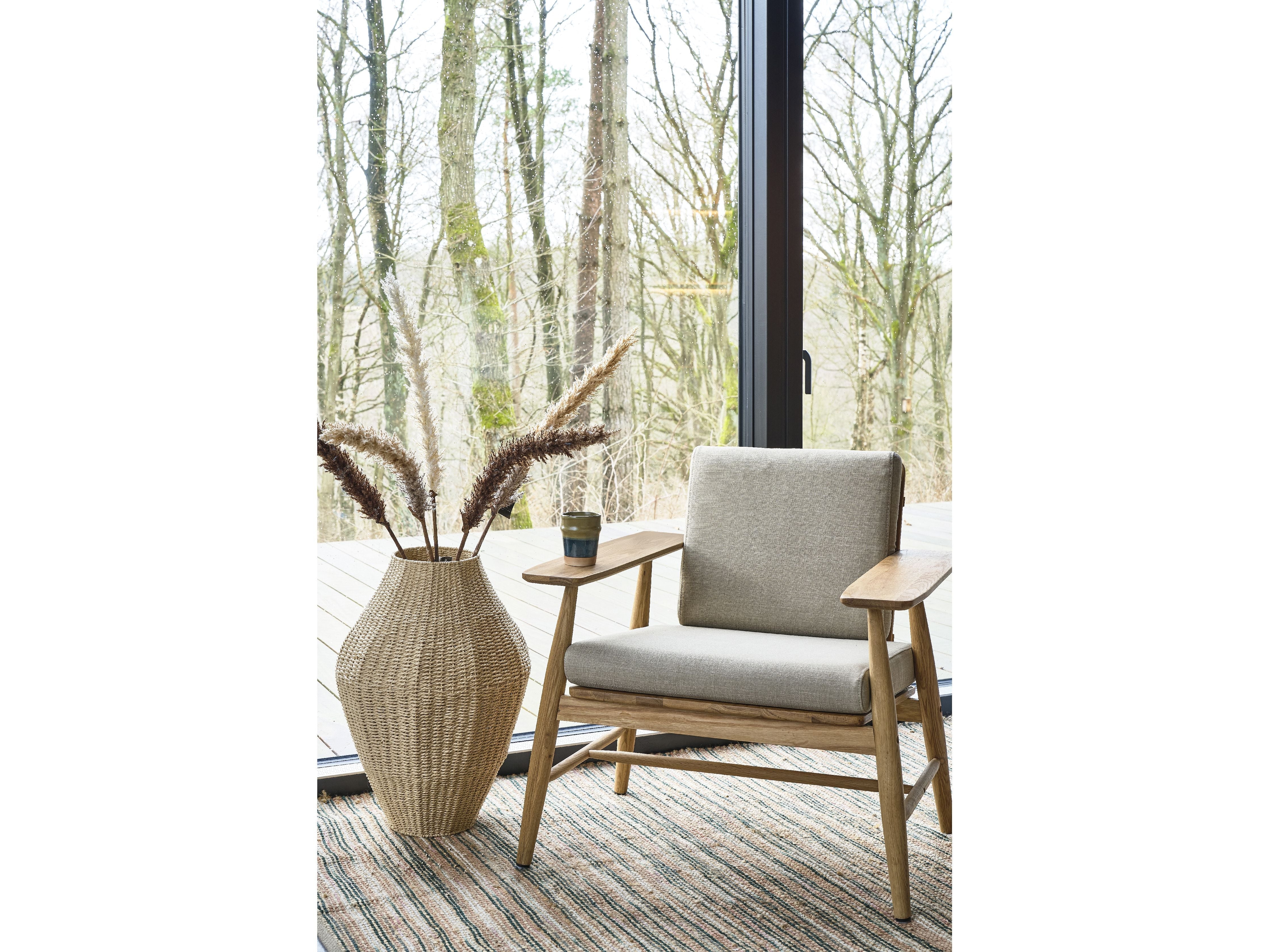 Villa Collection Bodo Lounge Chair, Nature Oiled