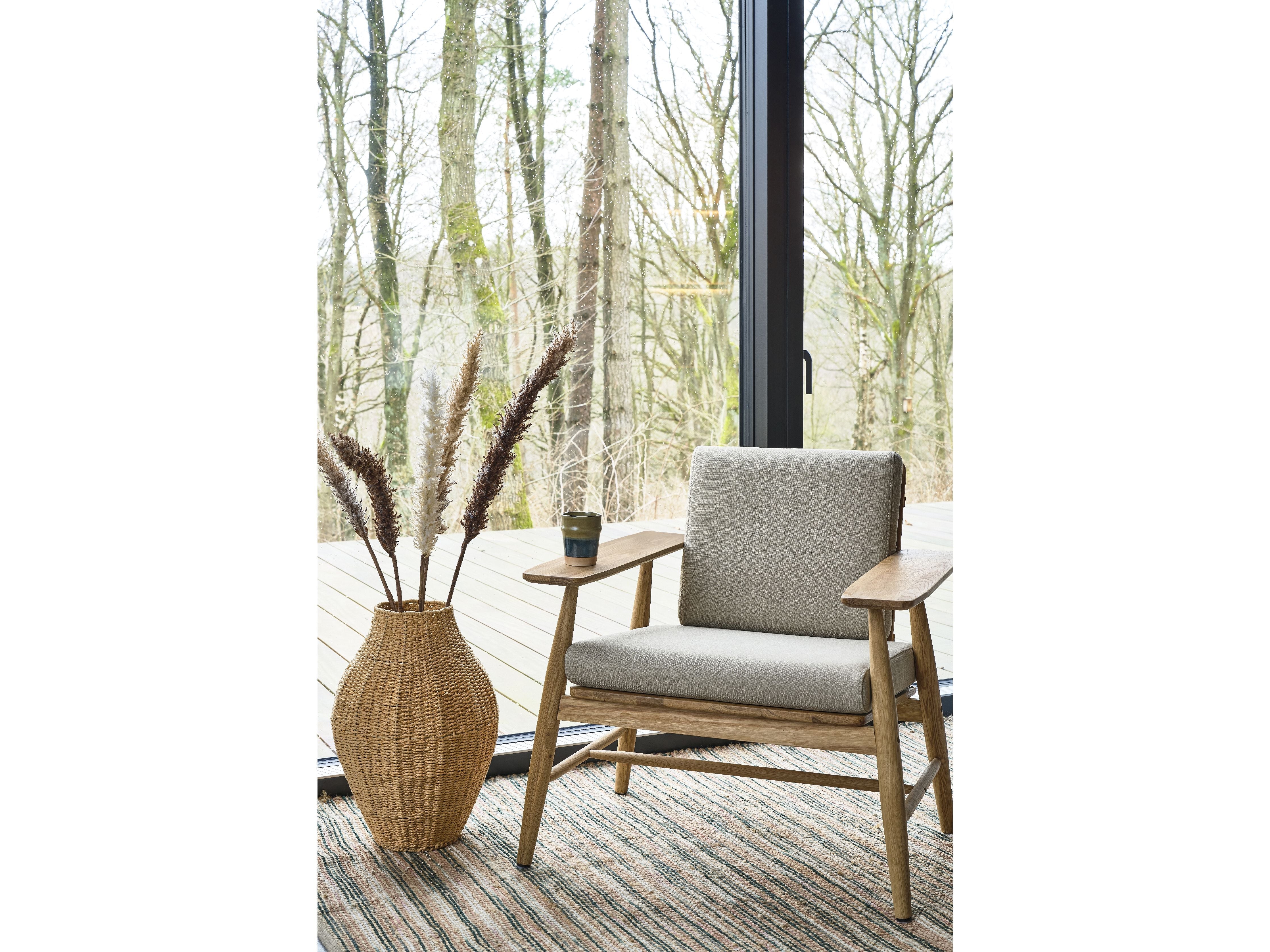 Villa Collection Bodo Lounge Chair, Nature Oiled