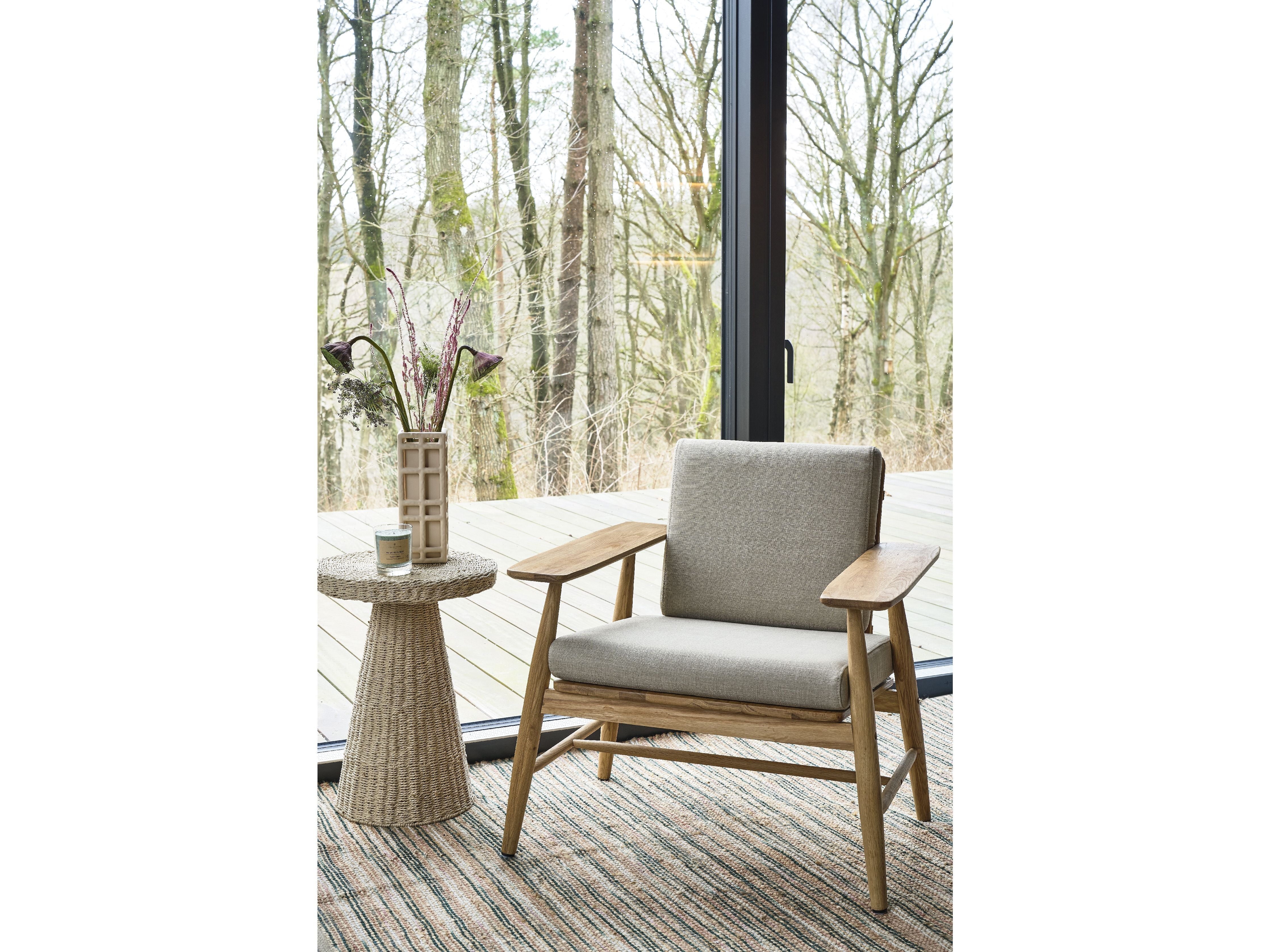 Villa Collection Bodo Lounge Chair, Nature Oiled