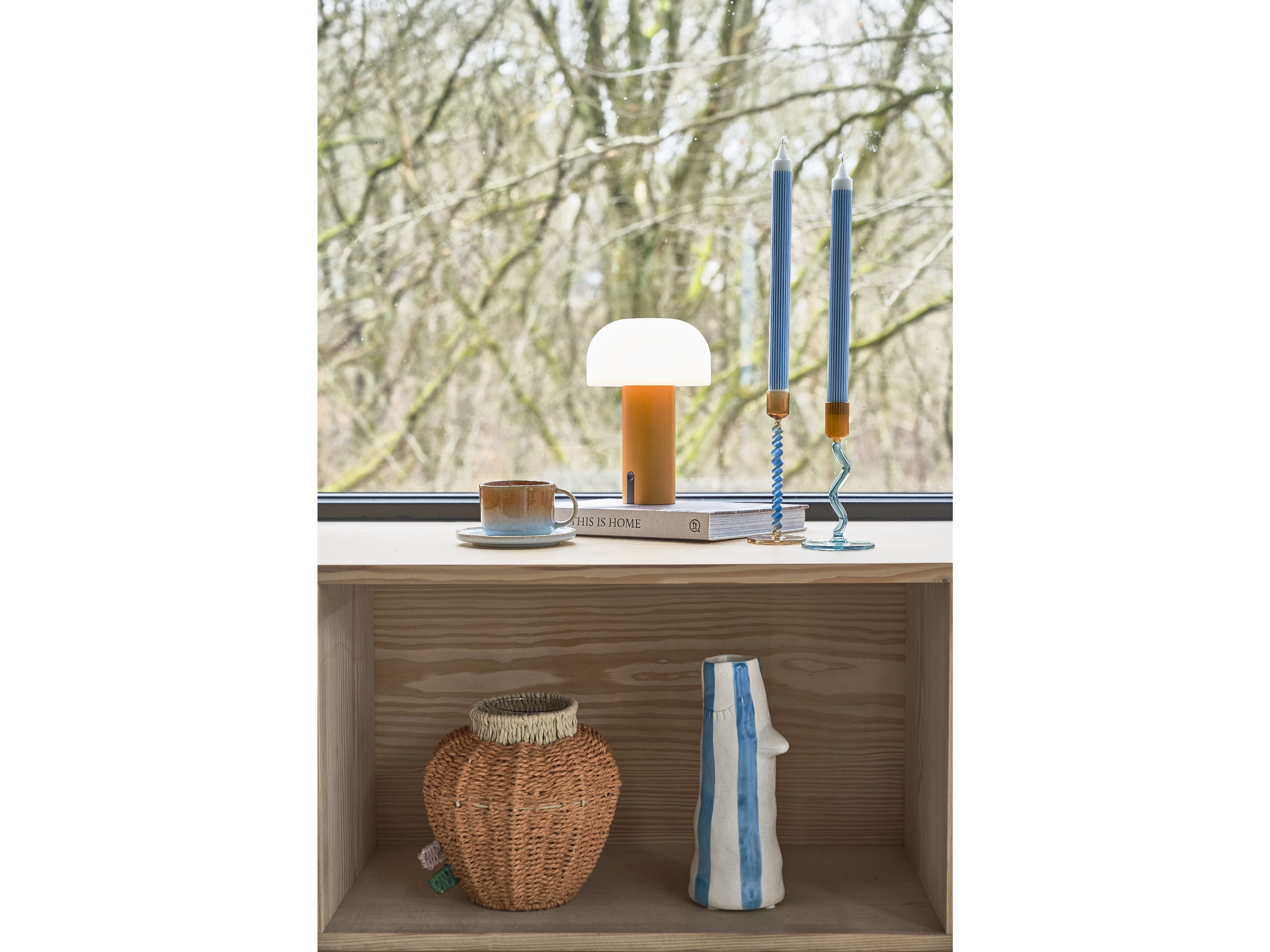 Villa Collection Styles Led Lamp ø 15 X 22.5 Cm, Amber