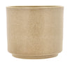 Villa Collection Leer Flowerpot Ø 17 x 15 cm, krém