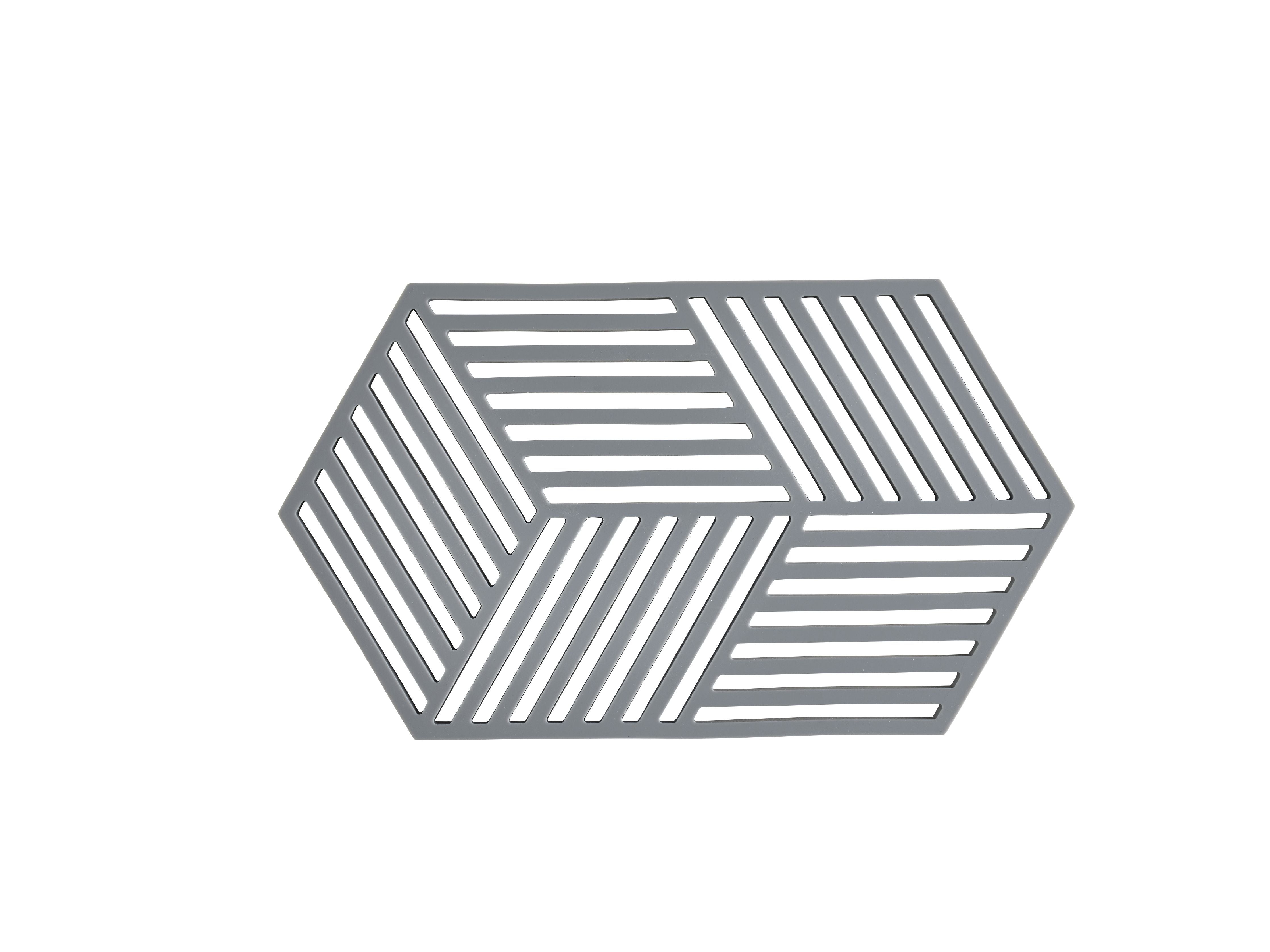 Zone Denmark Hexagon Trivet 24 X 14 X 0,9 Cm, Cool Grey