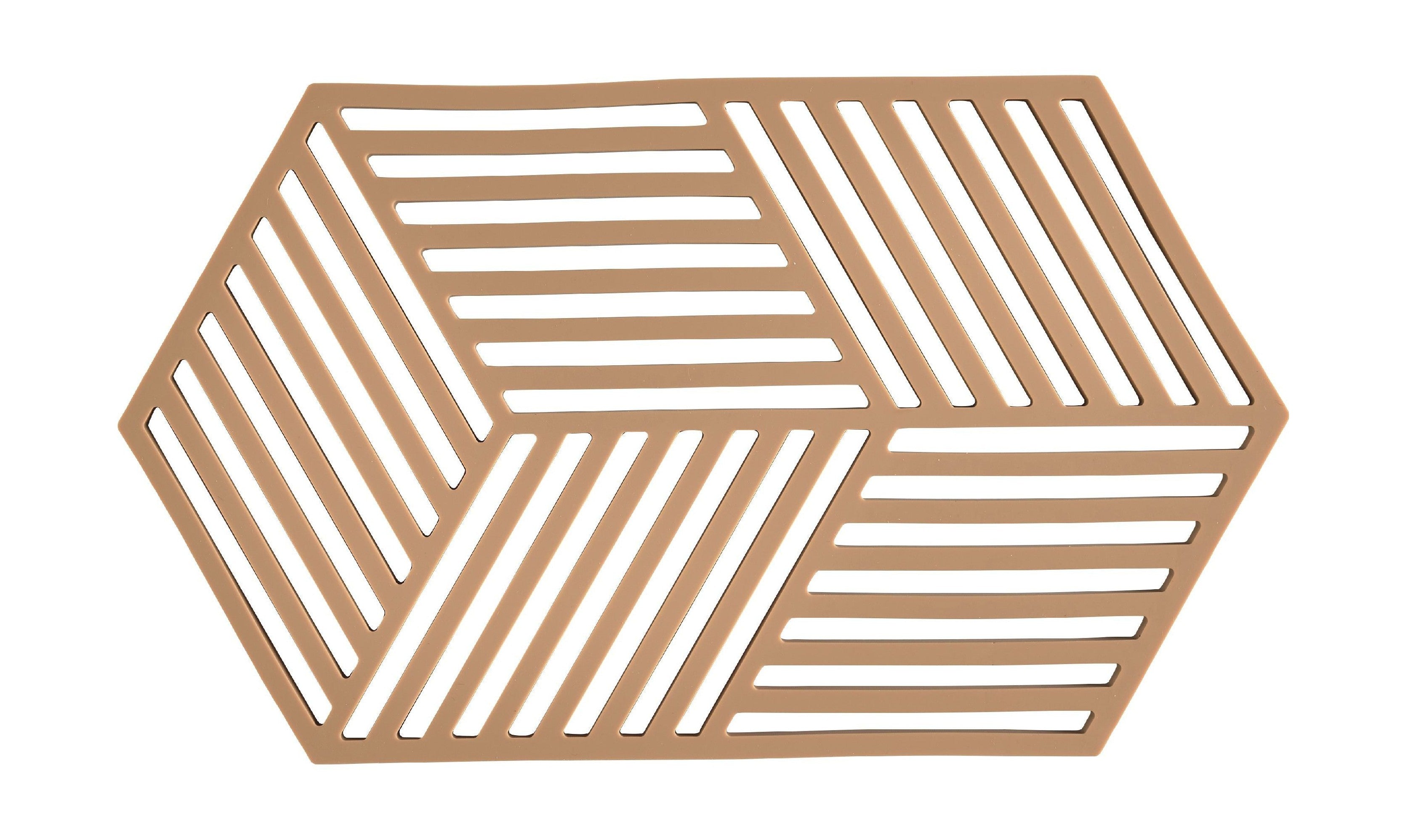 Zóna Dánsko Hexagon Trivet 24 x 14 x 0,9 cm, lehká terakota