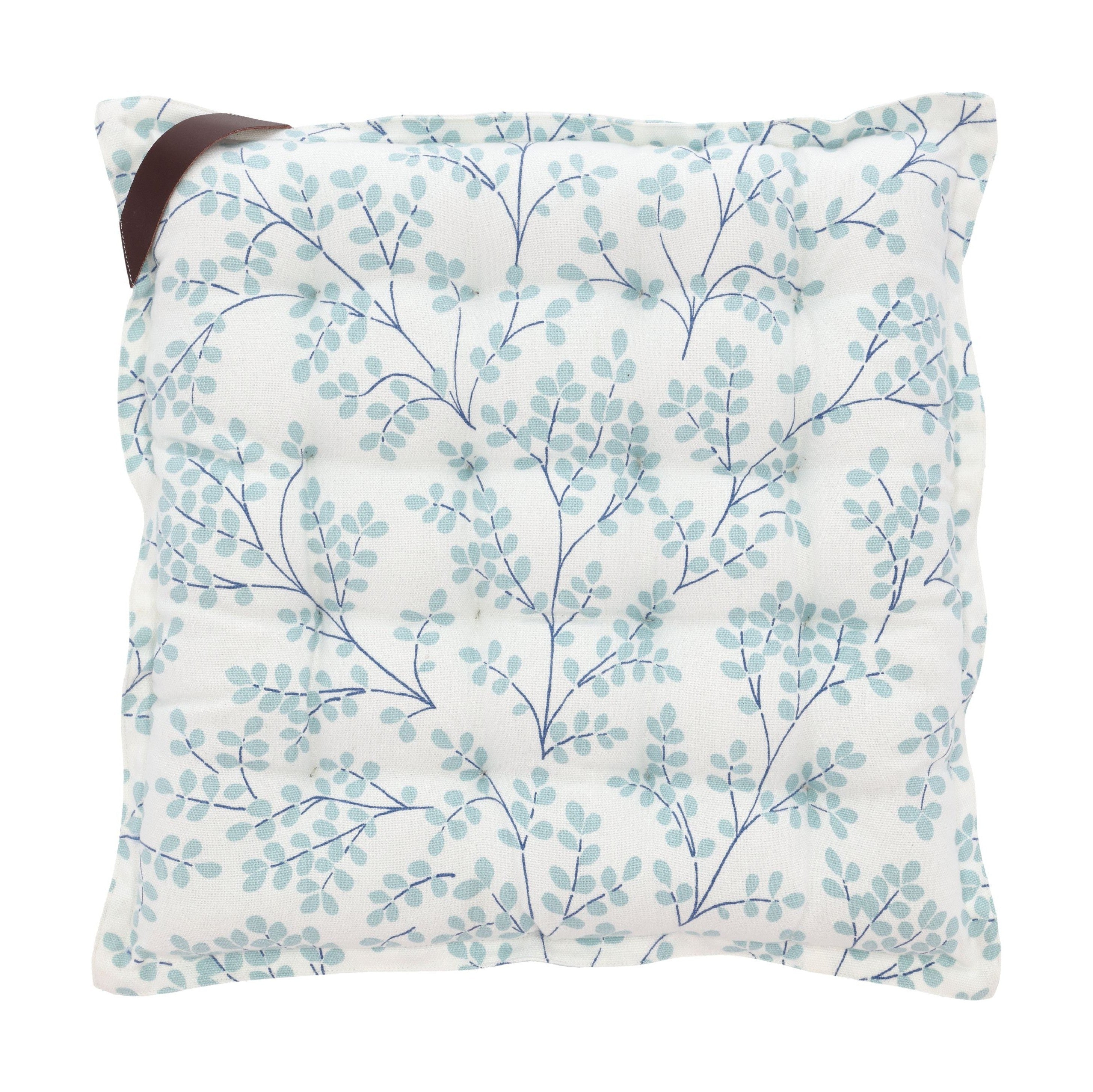 Södahl Mimosa Seat Cushion 40 x 40 cm, povlečení modrá