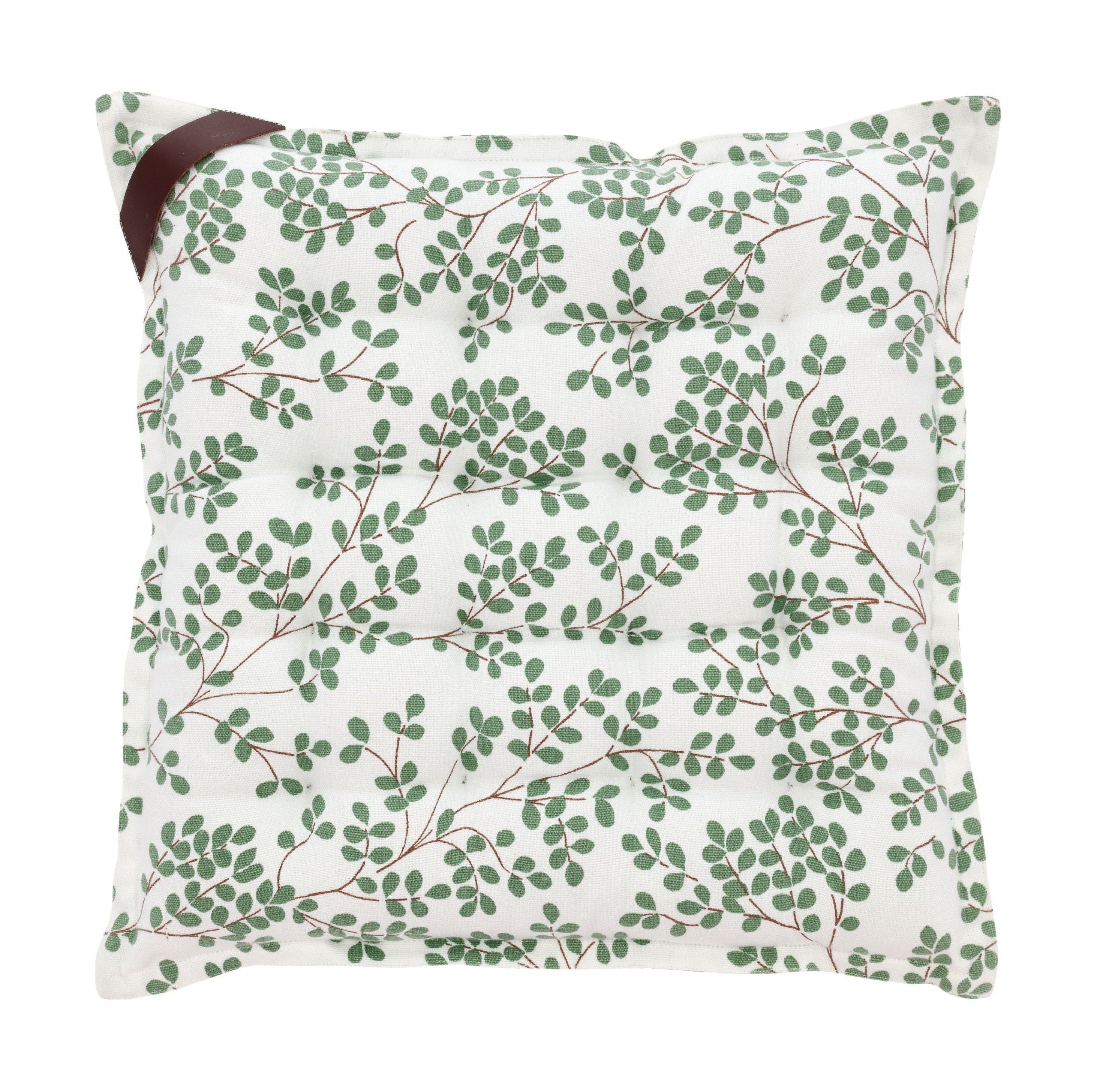 Södahl Mimosa sedadlo polštář 40 x 40 cm, zelená živá zelená