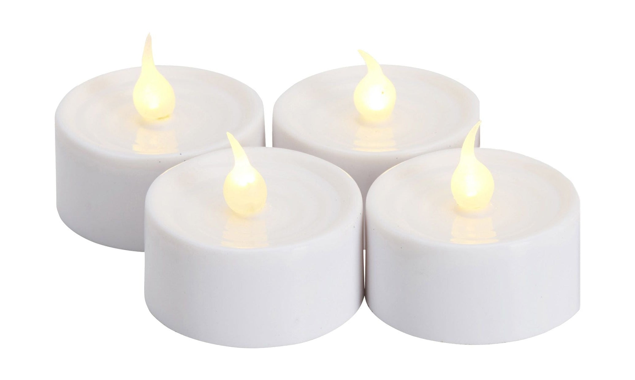 Sirius Lone Battery Tealights 4 PCS Ø3,5 cm, bílá