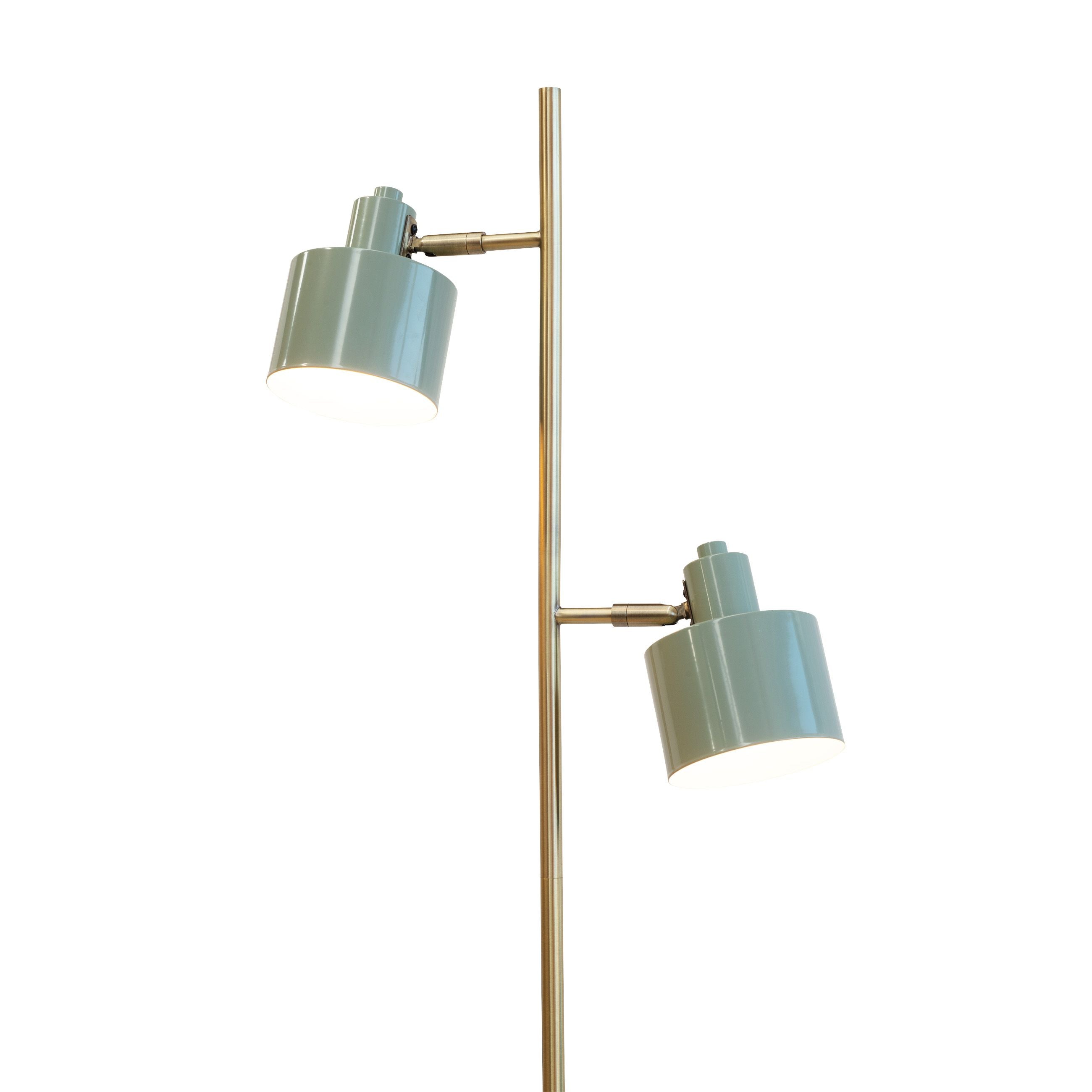 Dyberg Larsen Ocean Floor Lamp, Olive/Brass