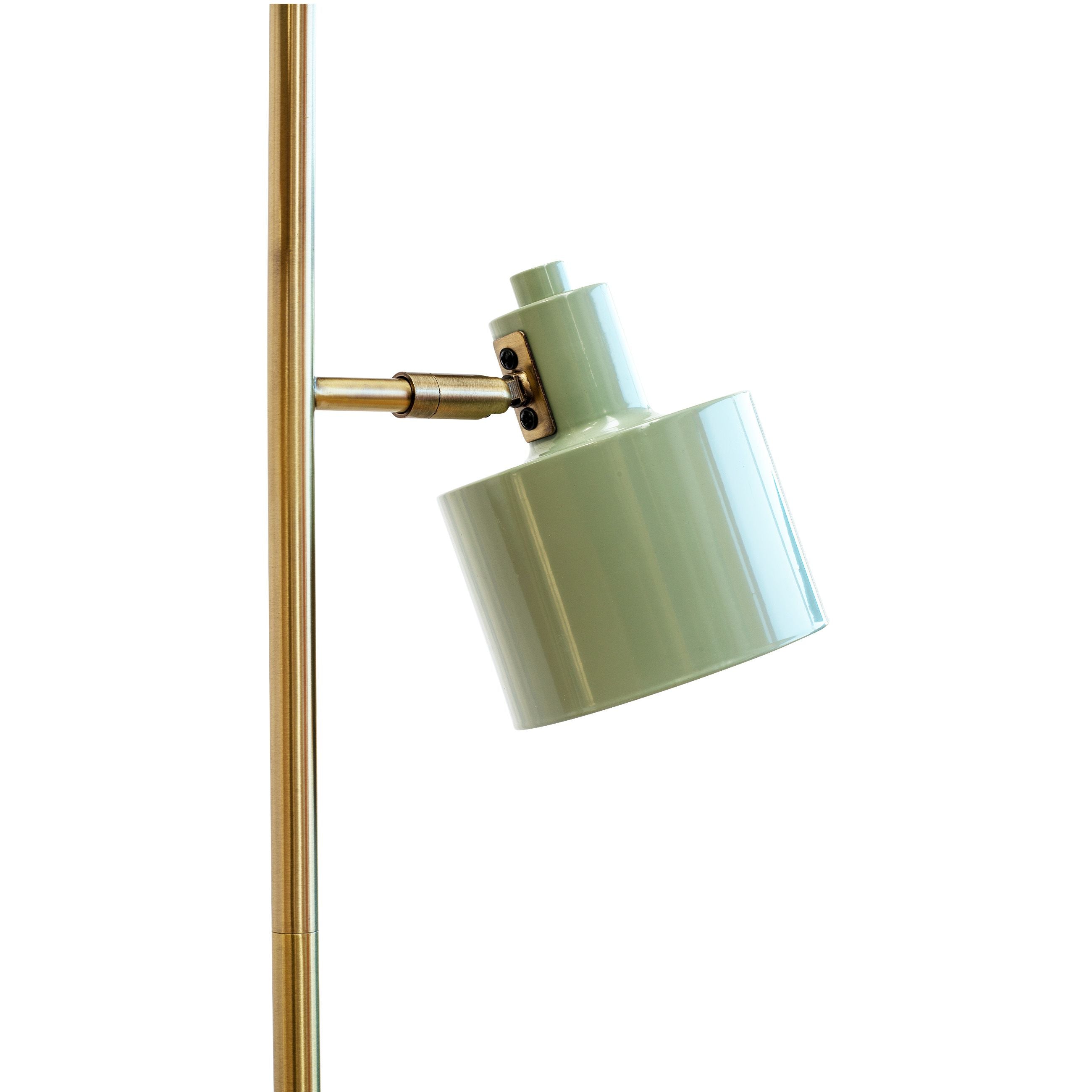 Dyberg Larsen Ocean Floor Lamp, Olive/Brass