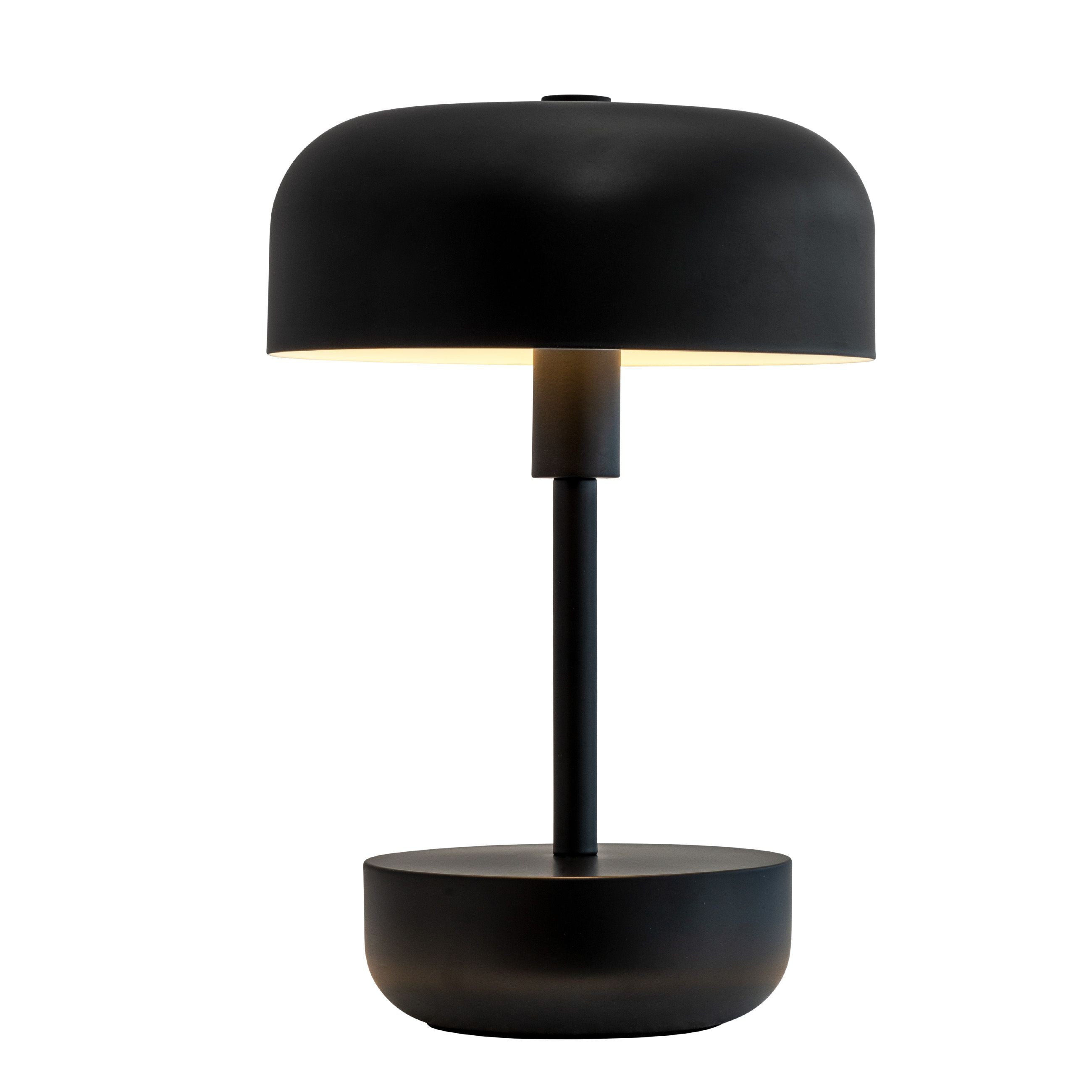 Dyberg Larsen Haipot dobíjecí stolní lampa, černá