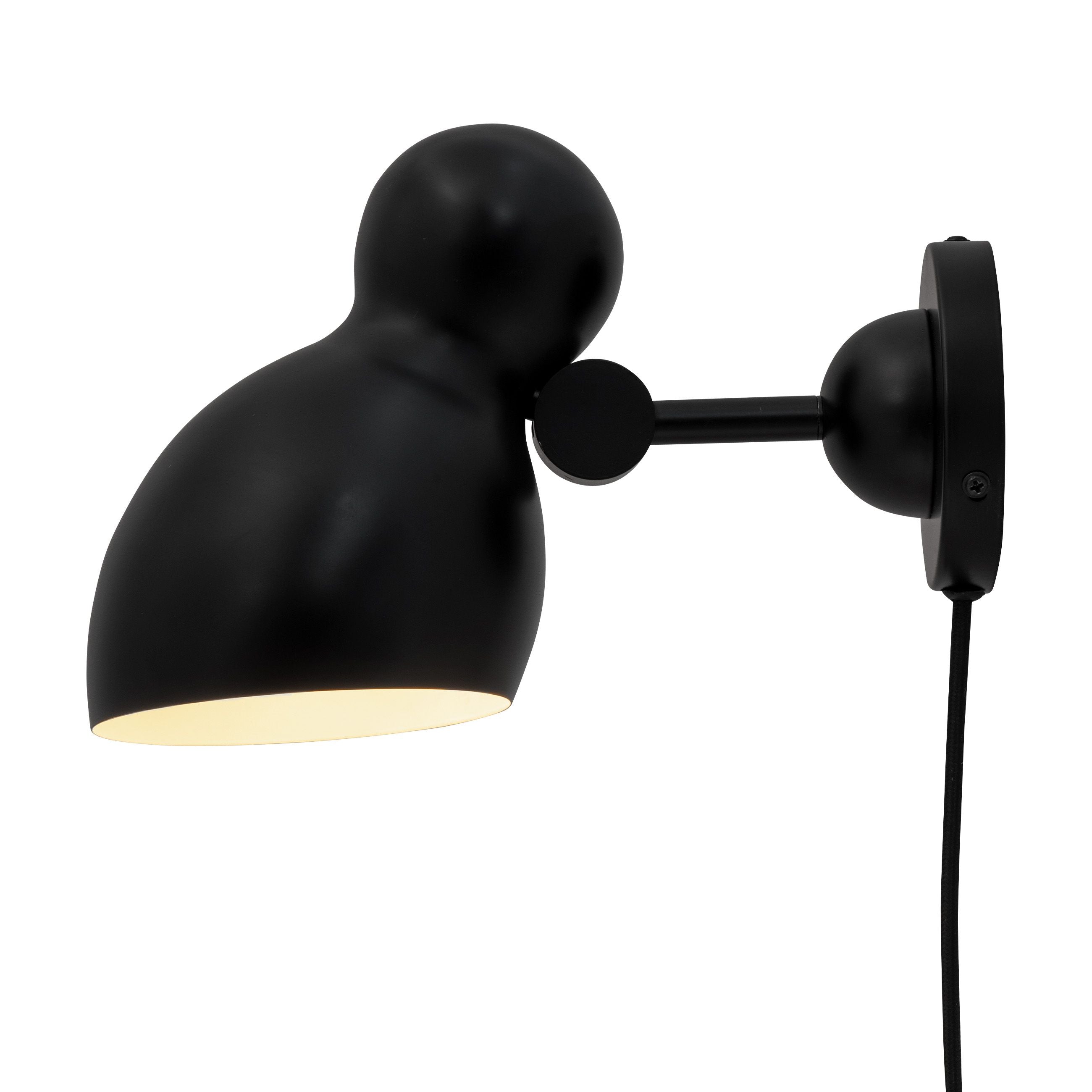 Dyberg Larsen Ludo nástěnná lampa, černá