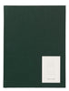 Notem Studio Eng Work Journal Large, Dark Green Cloth